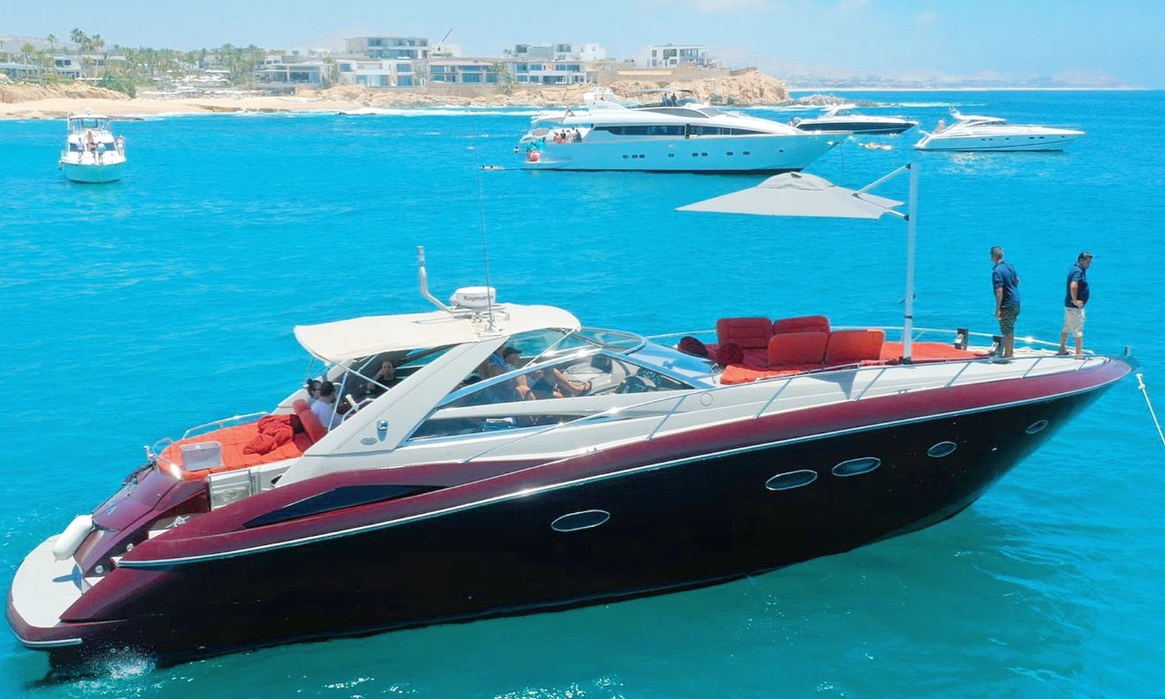 58' Custom Sunseeker Rojo
